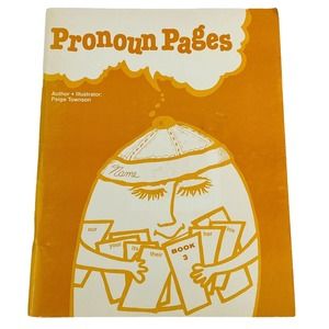 Vintage Pronoun Pages Book 3 Possessive Adjectives & Pronouns Paige Townson 1981